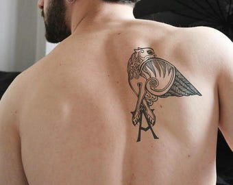 Angel Tattoo - Liam Angel Costume / Buffy Vampire Tattoo Costume Cosplay / David Boreanaz Tattoo Halloween Winged Angel