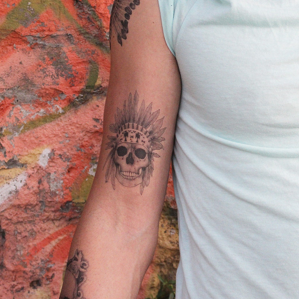 Cheap Indian Black Tribal Temporary Tattoos For Women Girls Totem Scorpion  Lizard Tattoo Vine Fake Sticker Wristband Tatoos Paste | Joom
