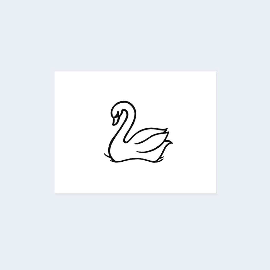Discover more than 84 minimalist swan tattoo  ineteachers