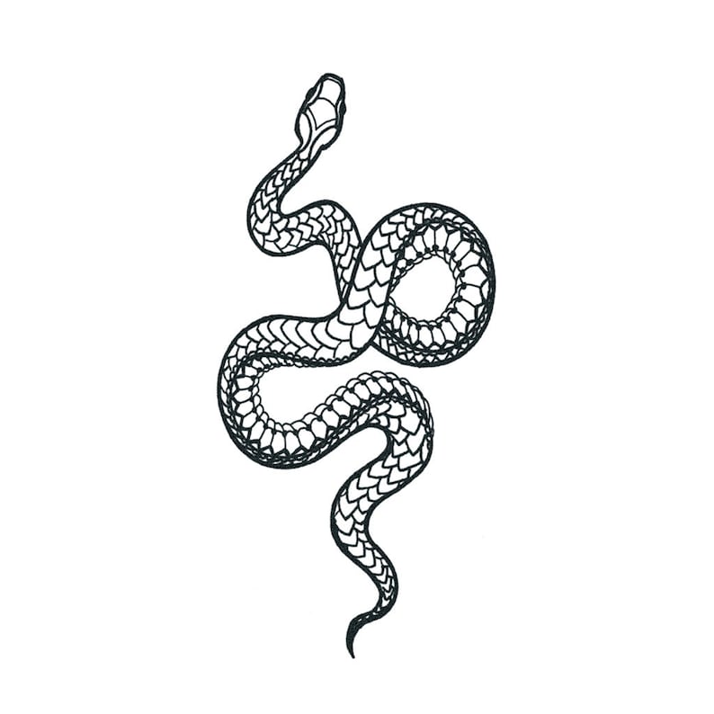 Snake And Sword Tattoo Illustration Stock Illustration 