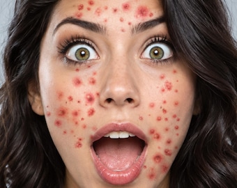 Pimples FX Temporary Tattoo Set - Halloween Costume Pimples Zits