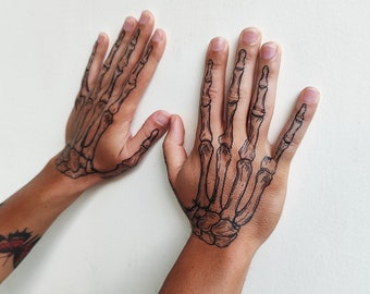 KUMIHO Realistic Silicone Female Hand Model Fake Hand for Jewelry Display  Tattoo Training Practice Art Sketch with Nails, Left Hand - with Skeleton,  Brown - Yahoo Shopping
