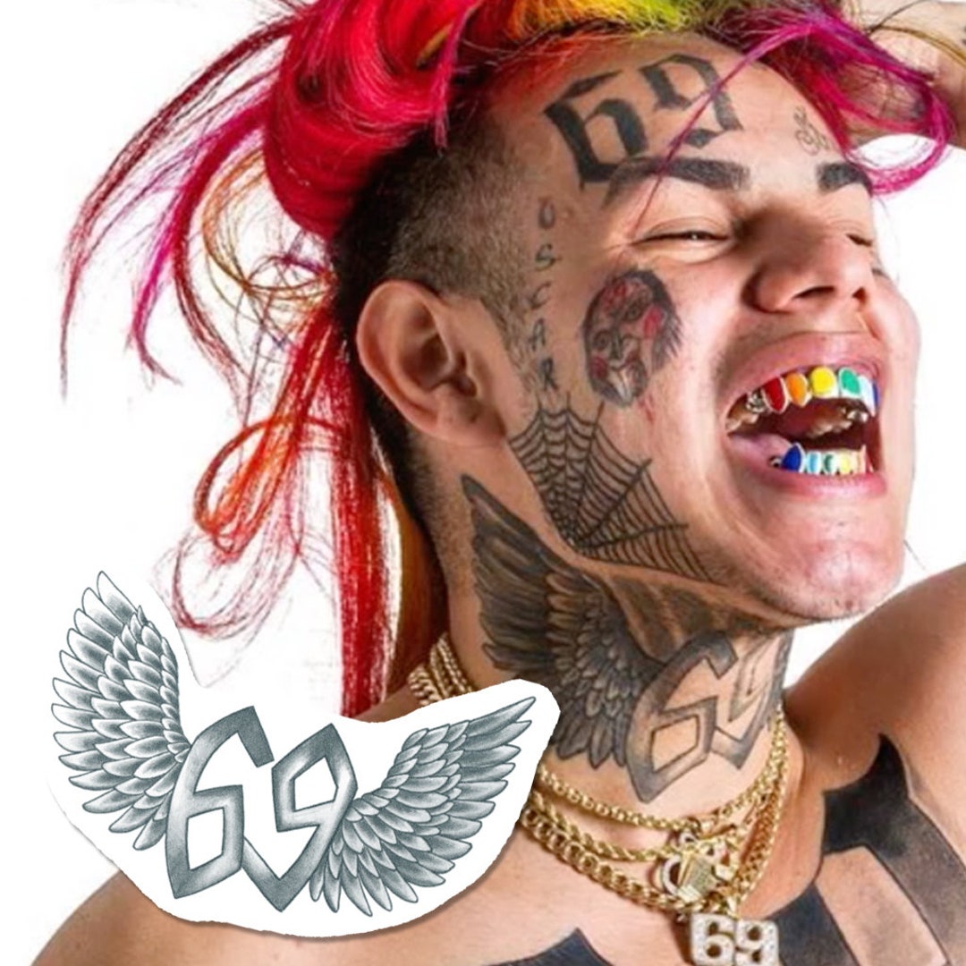 Buy 6ix9ine Neck Tattoo 6ix9ine Neck Temporary Tattoo / 6ix9ine Online in India - Etsy Buy 6ix9ine Neck Tattoo 6ix9ine Neck Temporary Tattoo / 6ix9ine Online in India - Etsy