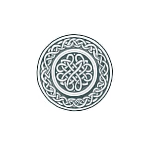 Viking Knot Tattoo - Viking Knot Temporary Tattoo / Celtic Knot Temporary Tattoo / Viking Tattoo / Norsk Tattoo / Norse Tattoo / Mythology
