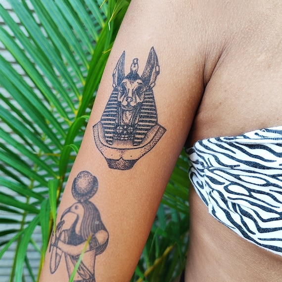 Tattoo uploaded by Jennifer R Donnelly | Anubis tattoo by Ayberkcem  #ayberkcem #anubis #anubistattoo #egy… | Anubis tattoo, Egyptian tattoo  sleeve, Tattoos for guys