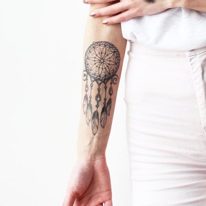 Dreamcatcher with Gems - Dreamcatcher Tattoo / Gems Dreamcatcher / Dreamcatcher Festival Tattoo / Dreamcatcher Feather /Dreamcatcher Feather