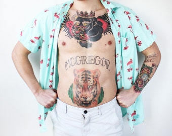 Ensemble complet de tatouages Conor McGregor - tatouage temporaire Conor McGregor/Conor McGregor Cosplay/Conor McGregor tatouages réalistes/Costume d'Halloween