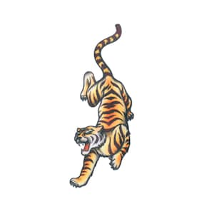Tiger - Tiger Temporary Tattoo / Traditional Tiger Tattoo / Animal Tattoo / Tiger Large Tattoo / Manly Tattoo / Old School Tiger Tattoo