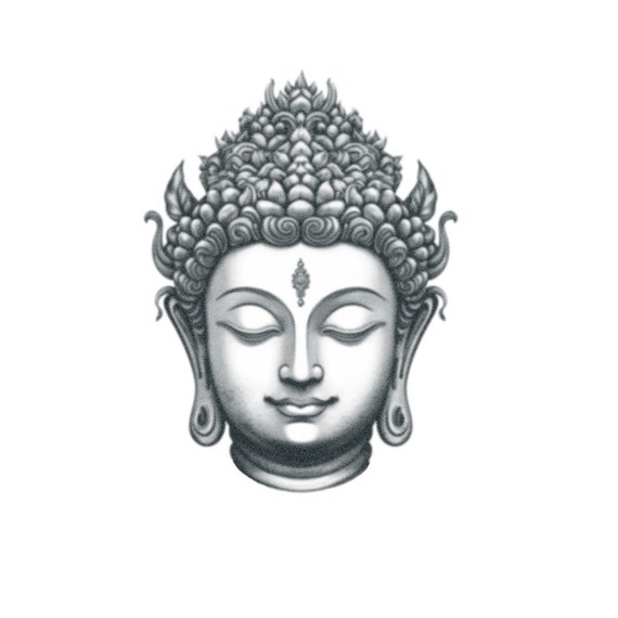 Buddha | Animal tattoos, Buddha tattoo, Buddha head