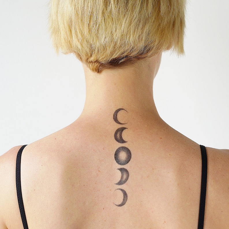 Moon Phases Tattoo Fases del Tatuaje de la Luna / Fases de ...
