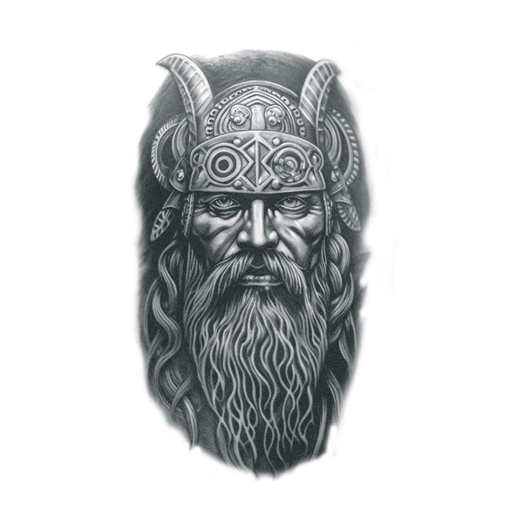 Love Art Tattoo - 2 ratito más viking warrior #tattoo #viking #odin  #realism #tattoos #newchuckytattoo