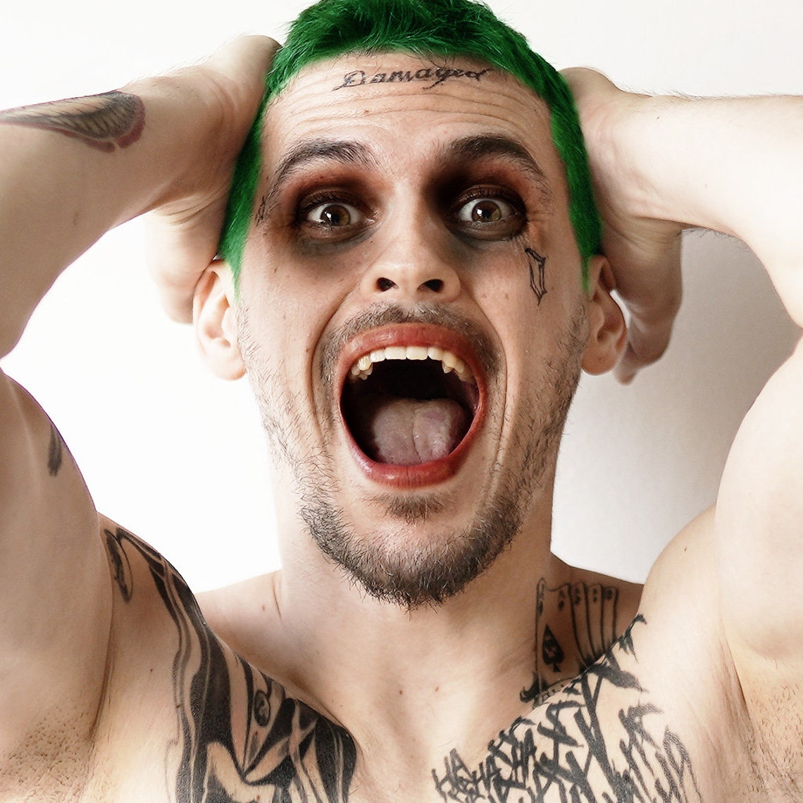 The Joker Tattoos FULL Set Joker Temporary Tattoo Set / Etsy UK