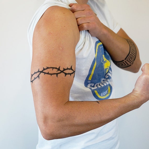 Thorns Armband Tattoo Tribal Thorns Armband /thorns Armband - Etsy Singapore Thorns Armband Tattoo Tribal Thorns Armband /thorns Armband - Etsy Singapore