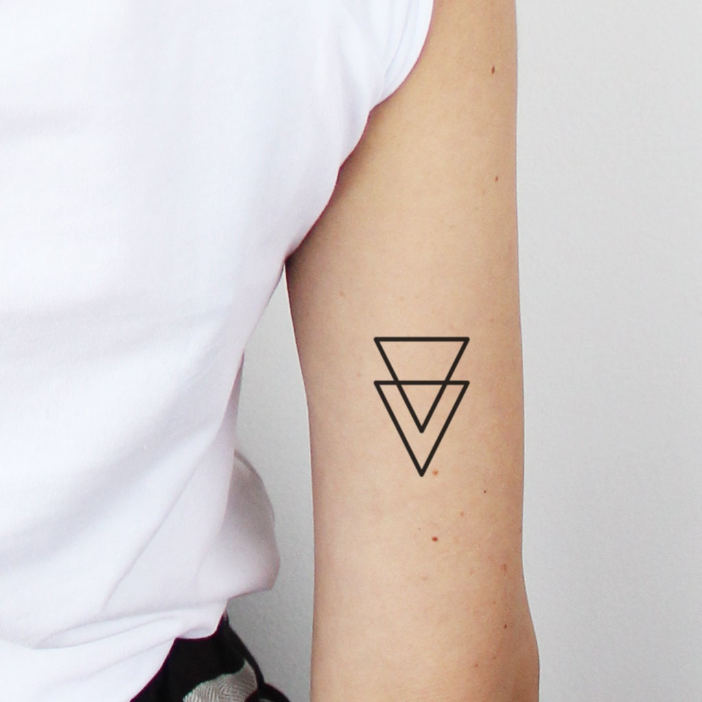 Two triangles by Iris Tattoo  Tattoogridnet
