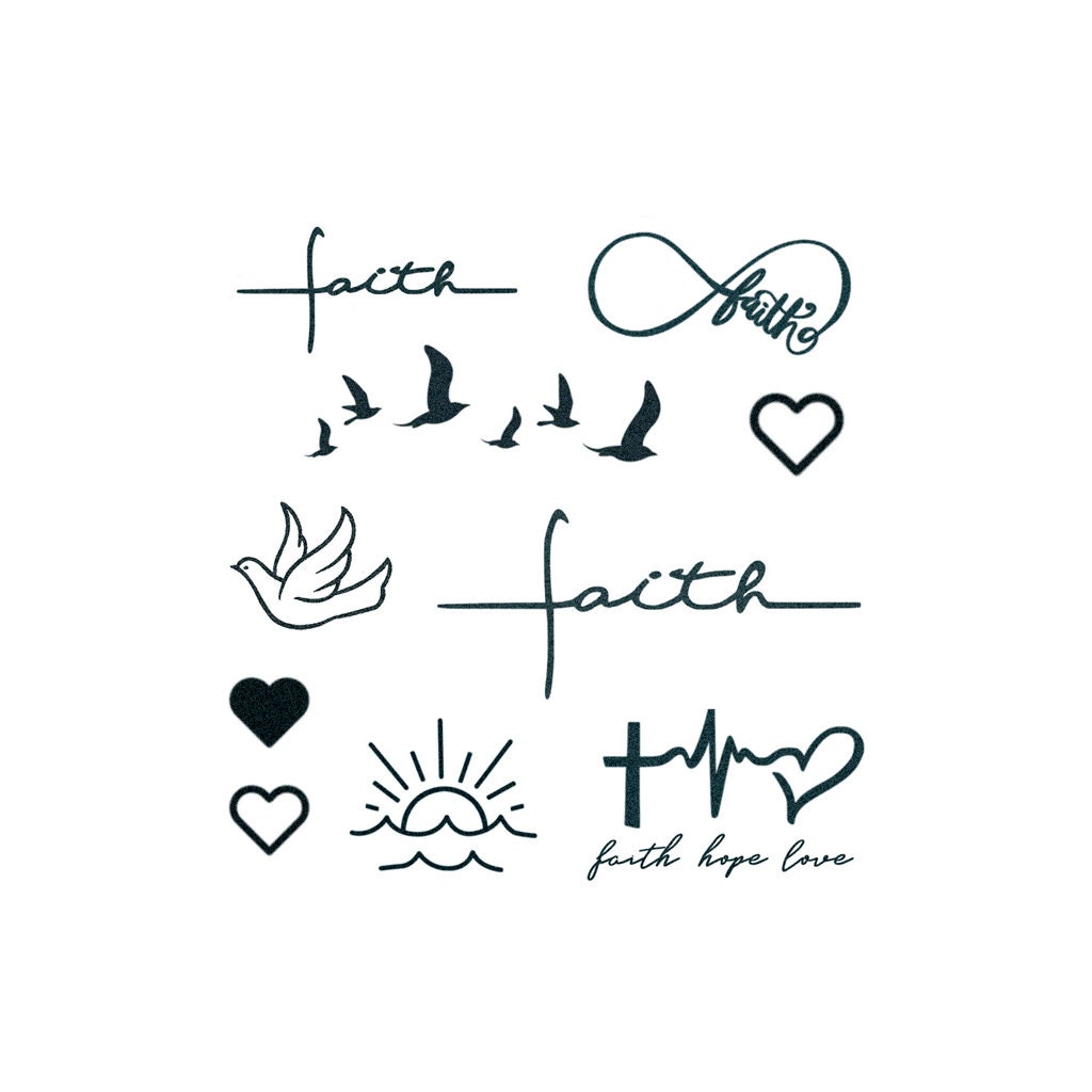 30 Amazing Faith Love Hope Tattoo  Designs  Meanings 2019