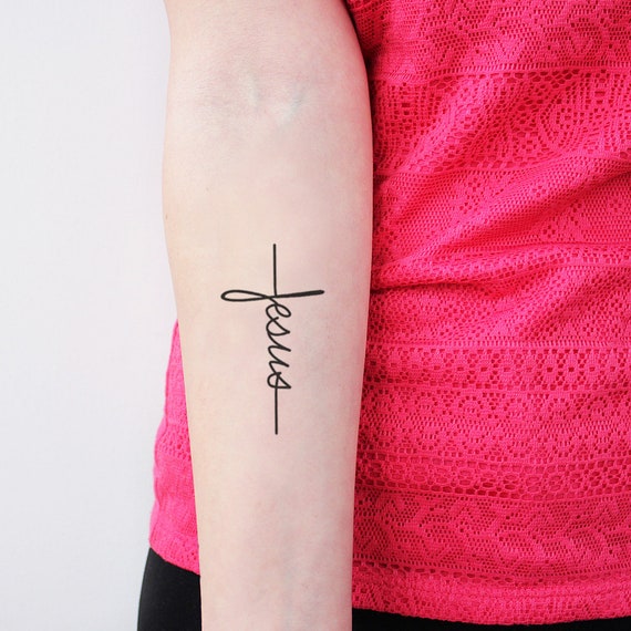 Jesus Word Tattoo