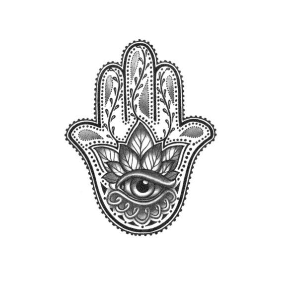 Tatuaggio floreale Hamsa Mano di Fatima Tatuaggio / Tatuaggio temporaneo  Hamsa / Hamsa Tattoo Design / Hamsa Realistic Tattoo / Khamsa / Hamsa Hand  - Etsy Italia