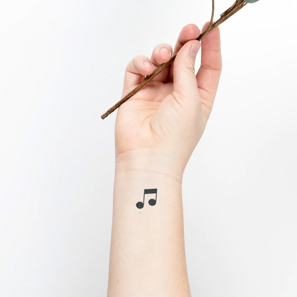 Tatouage Note De Musique Homme Note de musique Tatouage temporaire Ensemble de 3 Tatouage - Etsy France