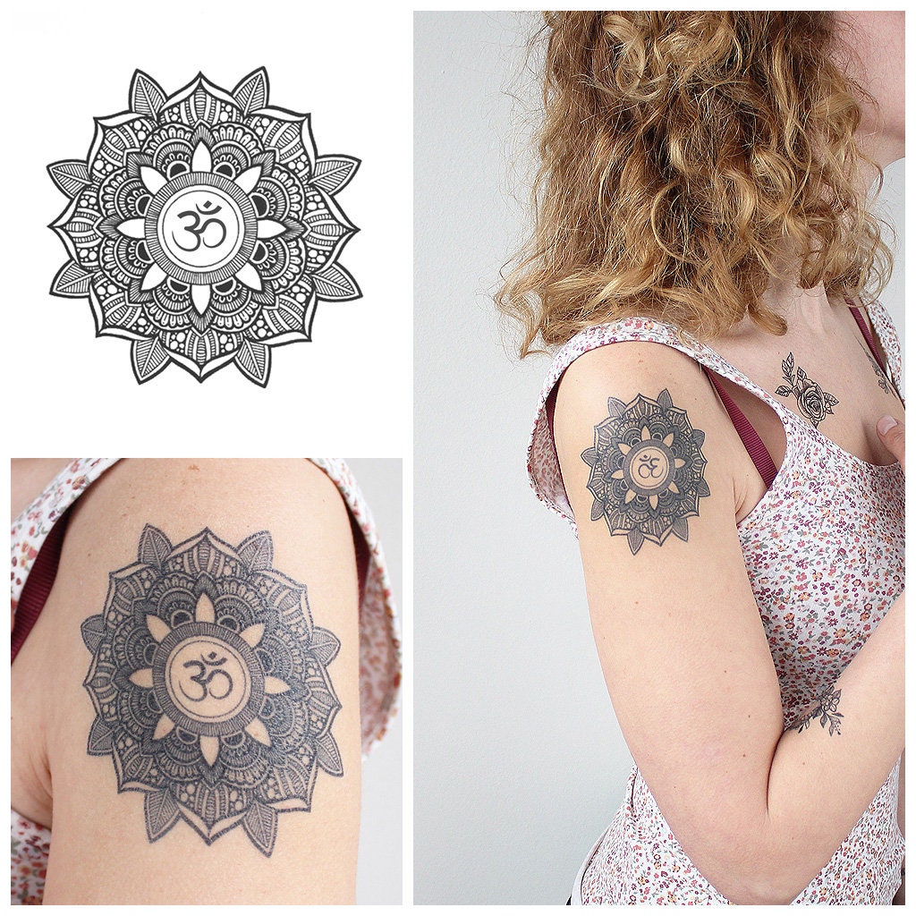 om mandala tattoo design  Clip Art Library