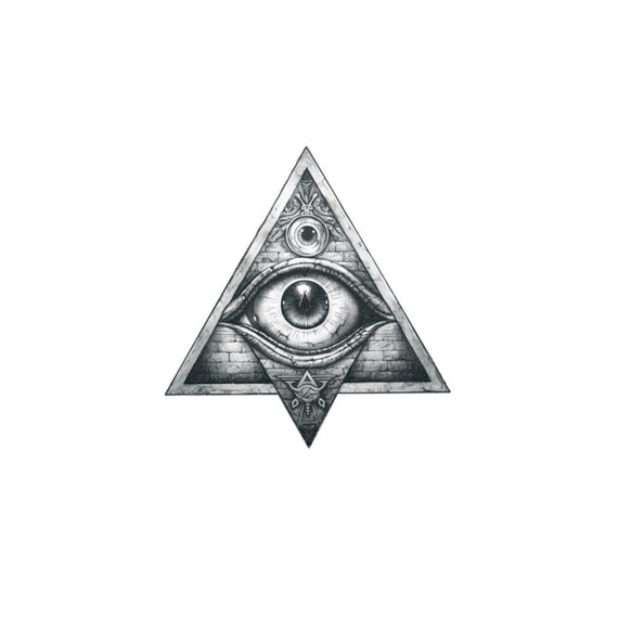 Share 144+ eye tattoo triangle best