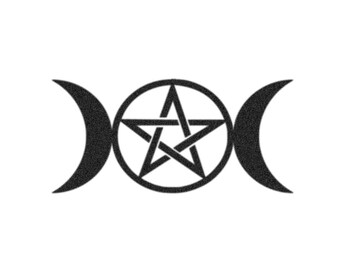 VASSAGO Triple Moon Goddess Armband – Wicca Pentagram Amulett Aus Edelstahl