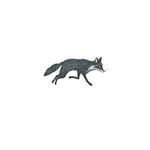 Fox Tattoo - Fox Temporary Tattoo / Wild Fox Tattoo / Animal Temporary Tattoo / Cute Fox Tattoo / Small Fox Tattoo / Wild Animal Tattoo