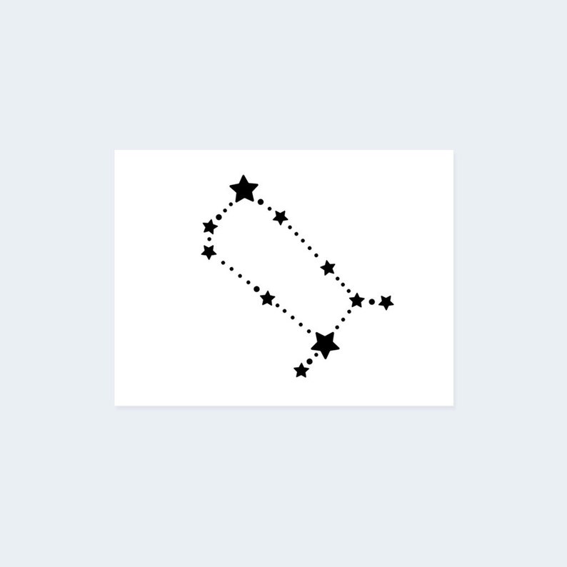 Constellation des Gémeaux Tattoo tatouage temporaire du Etsy