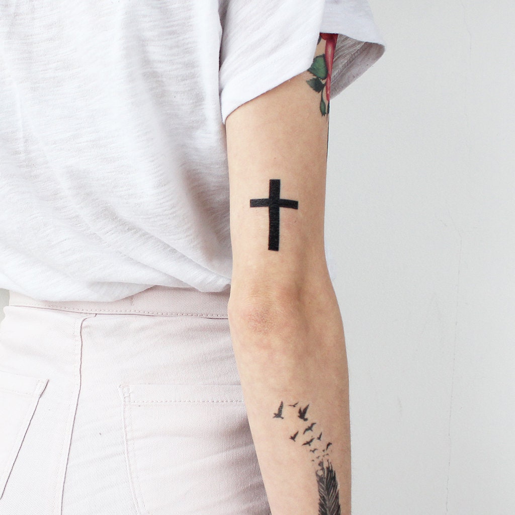 Temporary Tattoowala Jesus Crosss 5 in 1 Temporary Tattoo for Men and –  Temporarytattoowala