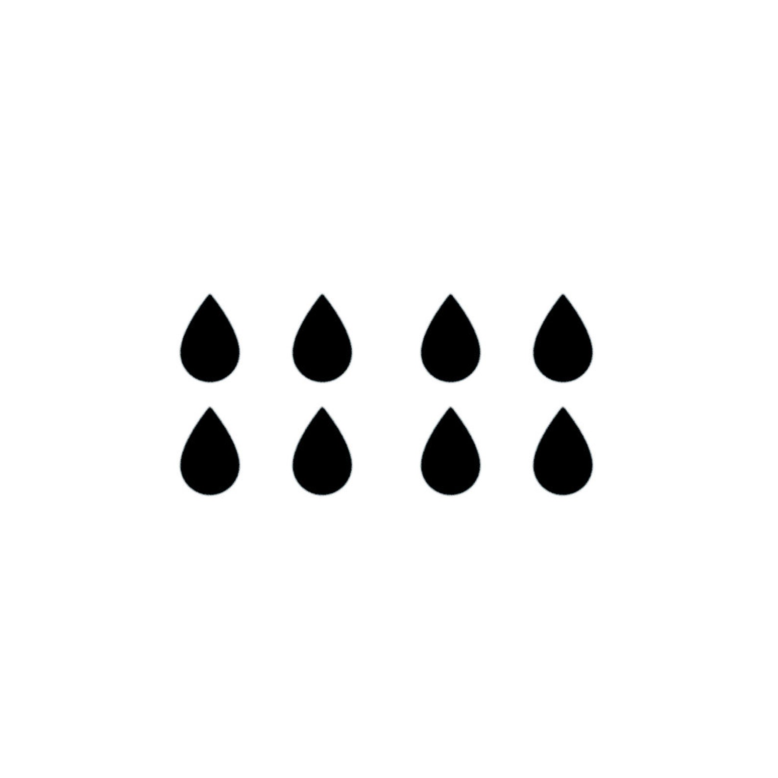 Tear Drop Tattoo set of 8 Rapper Tear Drop Tattoo / Etsy