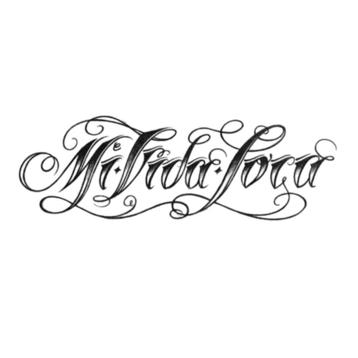 Mi Vida Loca Tatuaggio temporaneo / Mi Vida Loca Tattoo / Etsy Italia