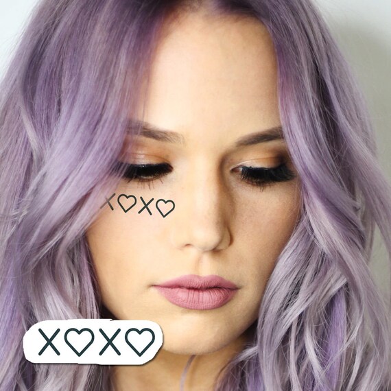 Lil Jumex Visage Tattoo Lil Jumex Tatouage Temporairelil Jumex Costume Dhalloweenlil Jumex Thème Partylil Jumex Coeur Tatouagelil Jumex