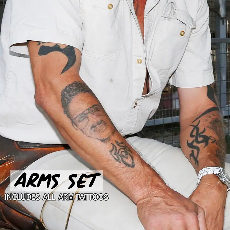 Tiger King Temporary Tattoo Set Joe Exotic Temporary ...