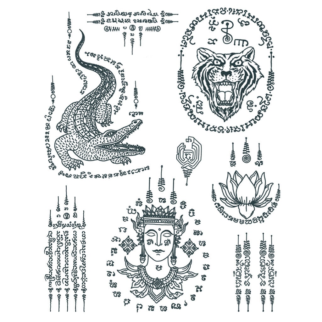 Details More Than 89 Sak Yant Tattoo Designs In Cdgdbentre Free 