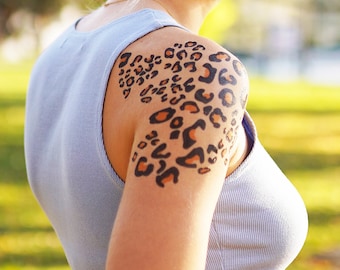 Leopard Spots - Leopard Spots Tattoo / Animal Print Tattoo / Leopard Print Tattoo / Leopard Spots Tattoo / Leopard Costume Tattoo / Leopard