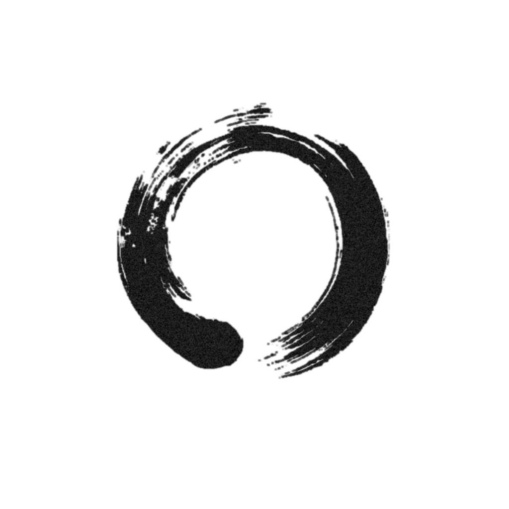 Working on zen tattoo designs - which is a better representation? enso/mountain  or enso/mindfulness drip? : r/zen