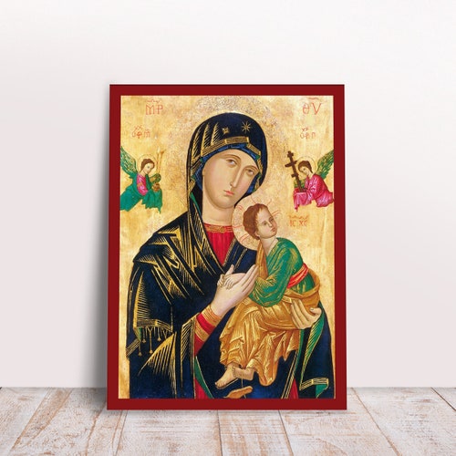 Christian Iconostasis With Virgin Mary Handmade Mount Athos - Etsy