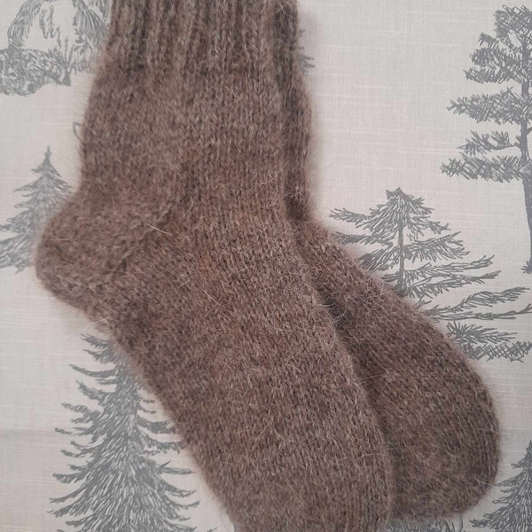 Siberian husky wool socks