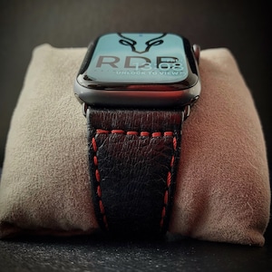 Apple Watch Band para 8 Ultra /7/SE/1-6 Correa de cuero 38-40-41-42-44-45mm Pulsera personalizada Regalo de Navidad Pulsera para hombre y mujer