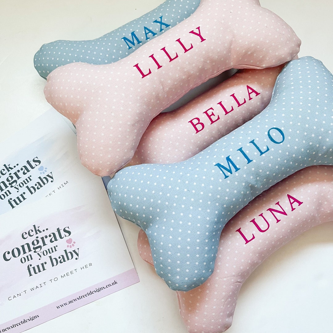 Personalised Dog Bone Toy Dog Puppy Christmas Gift Dog Gift Dog Toy