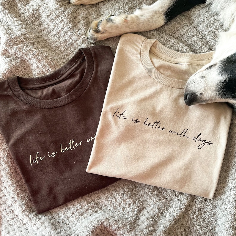 Dog Mum Shirt Dog Mama Dog Lover Gift Gift for Dog Lover Fur Mum Fur Mama Womans T-shirt Fashion Tee image 1