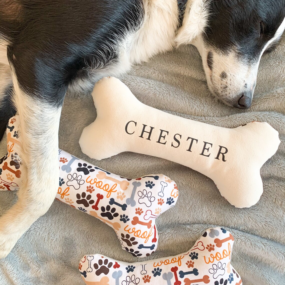 Personalised Dog Bone Toy Dog Puppy Christmas Gift Dog Gift Etsy