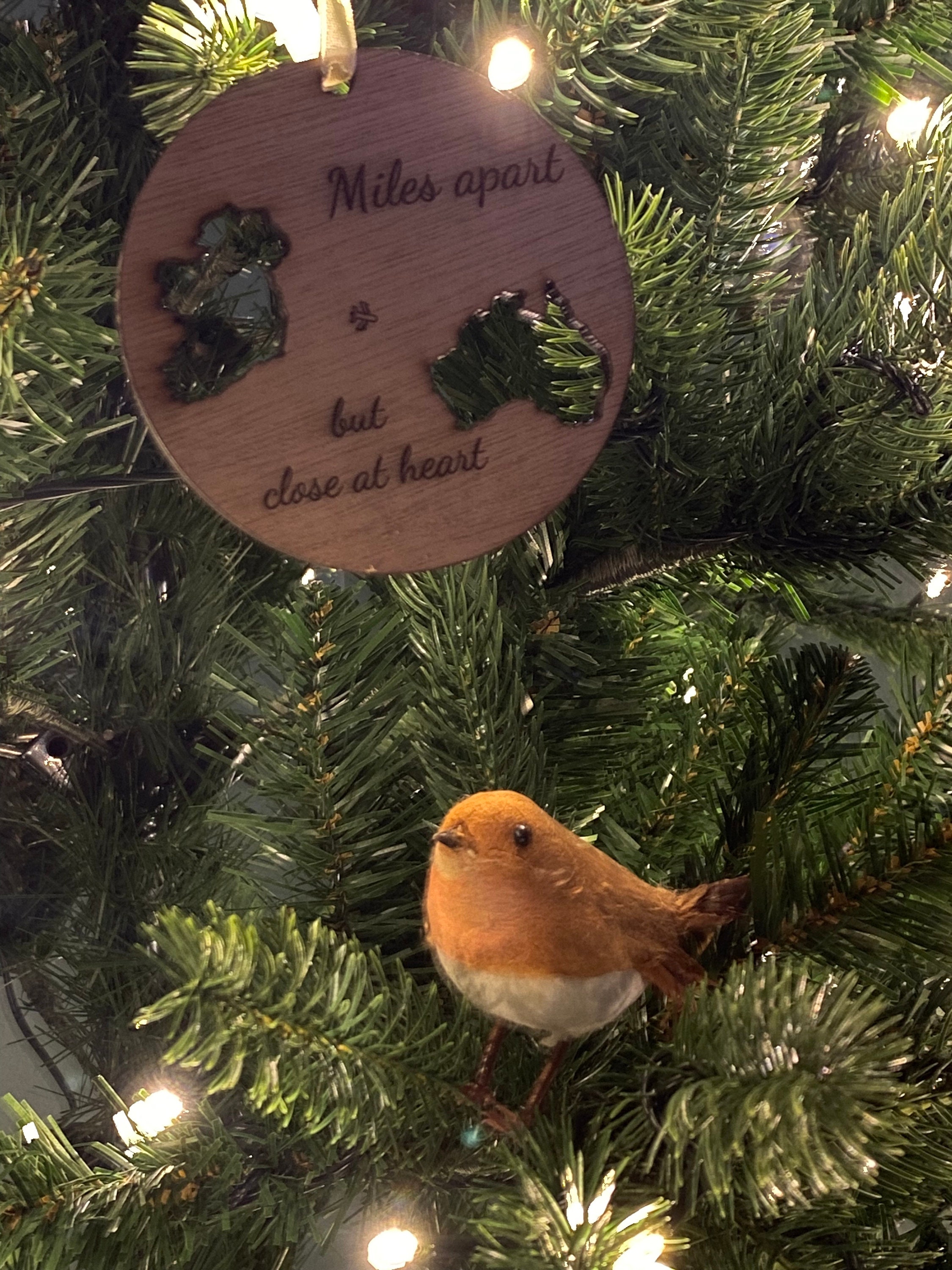 Miles Apart decoration