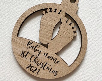 Baby’s first Christmas ornament