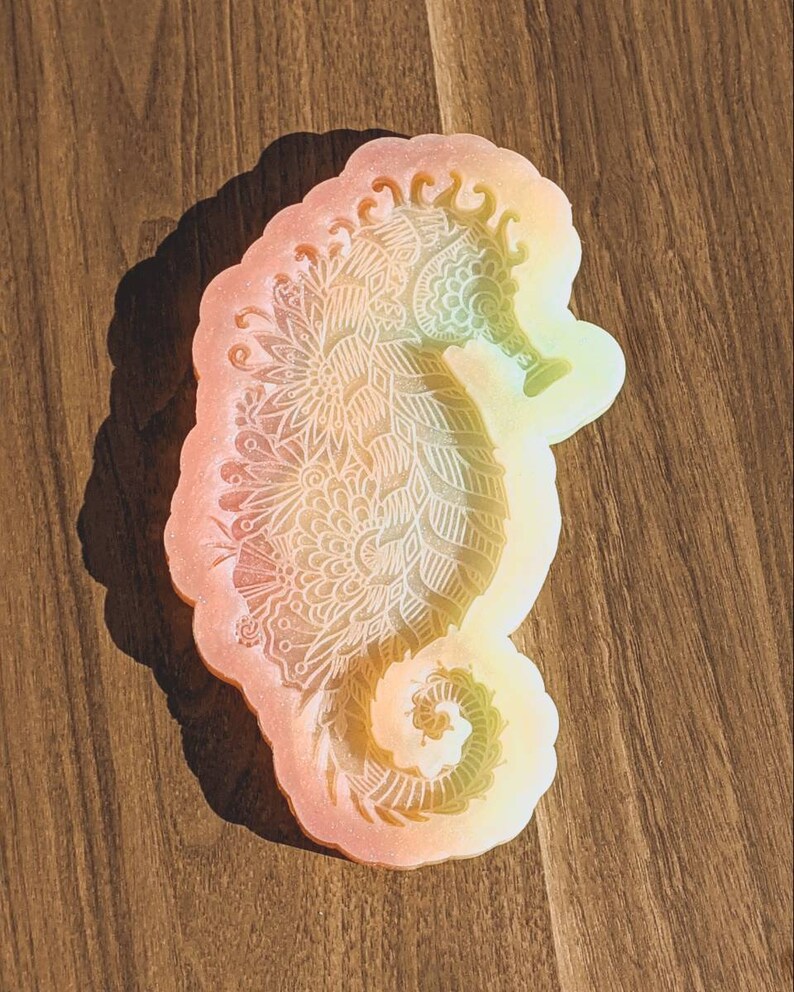 Epoxy Mold Mandala Sea Horse Silicone Mold For Resin Crafting Silicone Mold Resin Mold