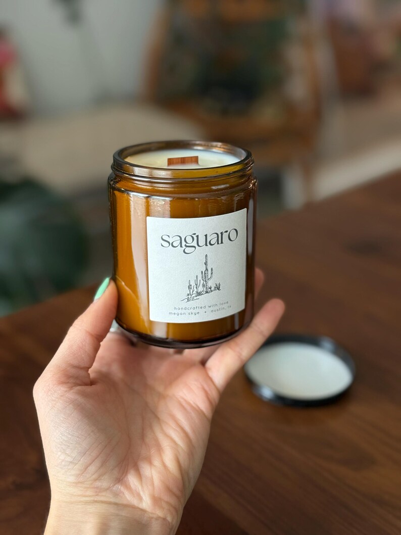 MeganSkyeDolleArt Saguaro Candle - Thumbnail 3
