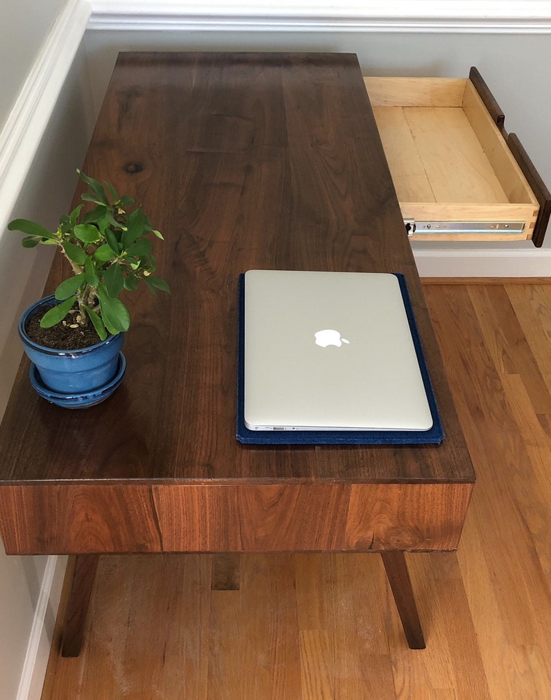 Writing Desk Clean, Minimalist Midcentury Design image 3