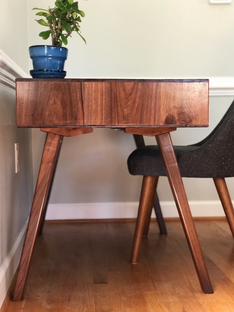 Writing Desk Clean, Minimalist Midcentury Design image 2