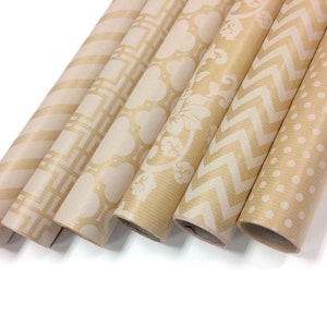 Wrapping Paper Vienna Weave Cane Gift Wrap Set Photographic Wrapping Paper,  Natural Paper, Recycled Gift Wrap, Natural Cane 