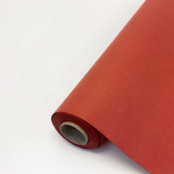 Note Card Cafe Kraft Paper Red Jumbo Roll 17.75 x 1200 in Etsy