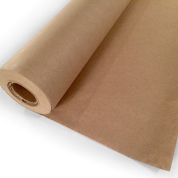 Note Card Cafe Kraft Paper | Brown Jumbo Roll | 17.75 x 1200 in (100ft) | Biodegradable | Great for Crafts, Gifts, Tablecloth, Postal